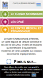 Mobile Screenshot of lycee-chateaubriand.fr